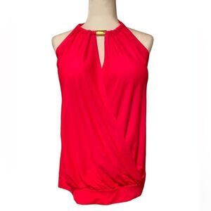 Cacique Pink Tankini Top Size 44C Halter Top Plus Size Padded Bra